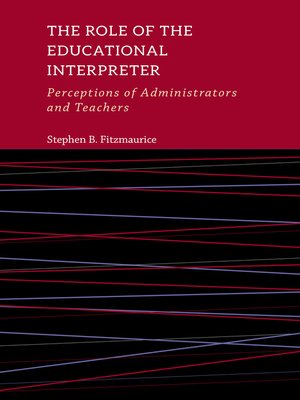 cover image of The Role of the Educational Interpreter